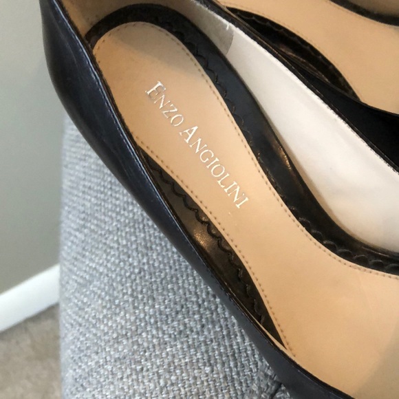 Enzo Angiolini Black Open toe heels - Picture 4 of 5
